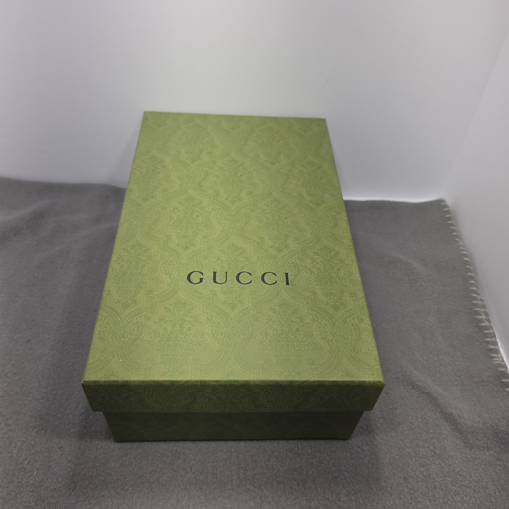 GUCCI AUTHENTIC Shoes Box, Empty Box (12"x8"x5") Olive Green